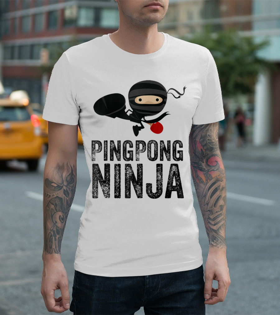PING PONG NINJA TABLE TENNIS T-Shirt