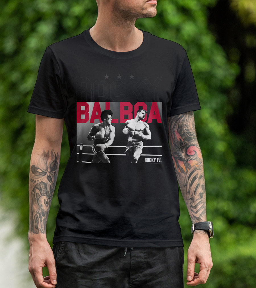 Rocky Balboa Rocky IV Classic Look Boxing Match 30181 T-Shirt