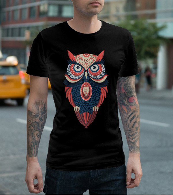 Spirit Animal Owl Folk T-Shirt