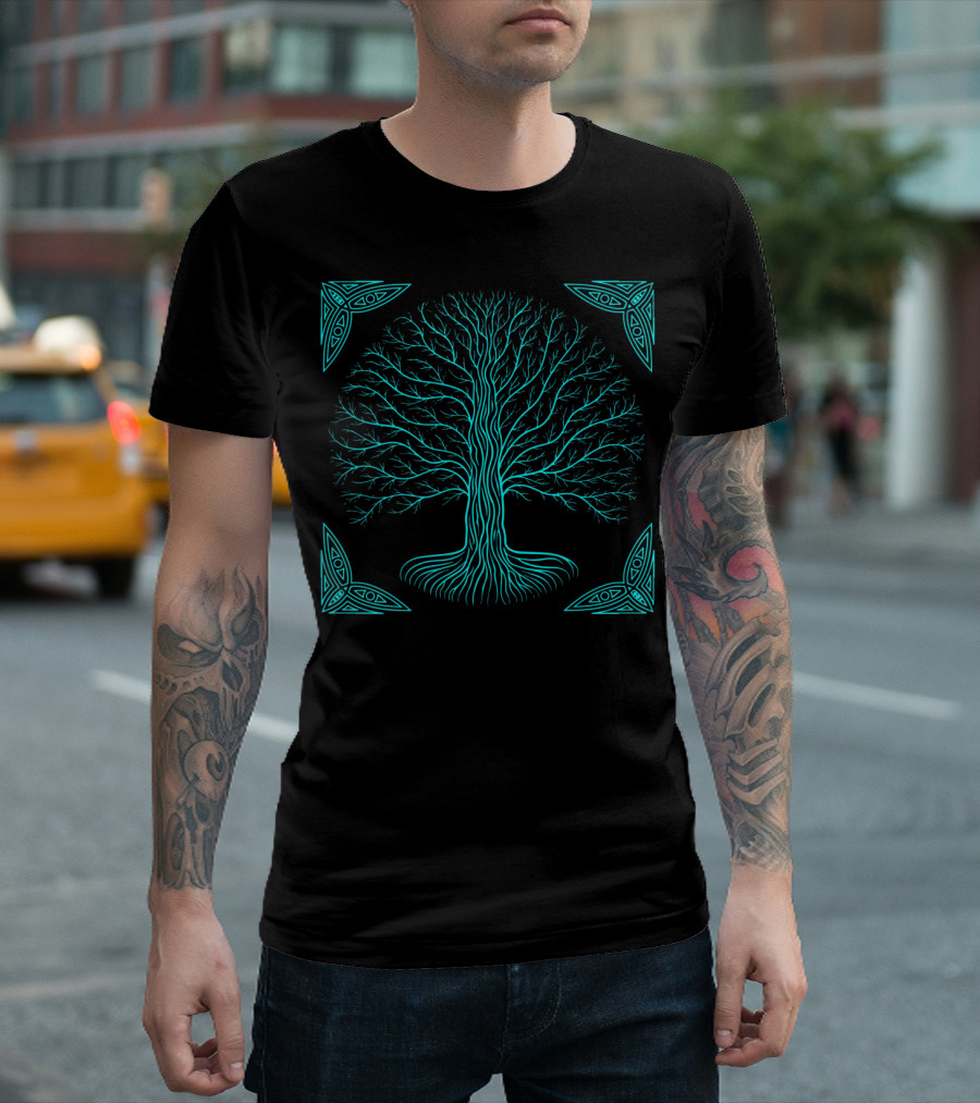 Yggdrasil Tree of Life Norse Mythology Viking Symbol Norse Gods T-Shirt