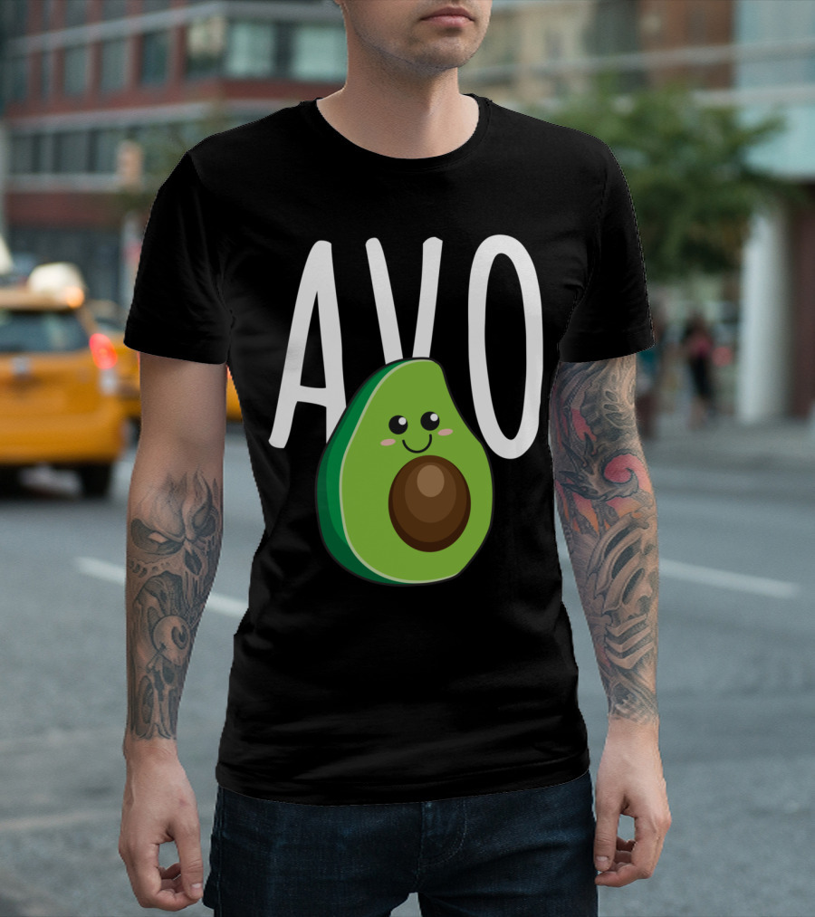 Avo Avocado Cute Vegan Couples Loves Matching T-Shirt