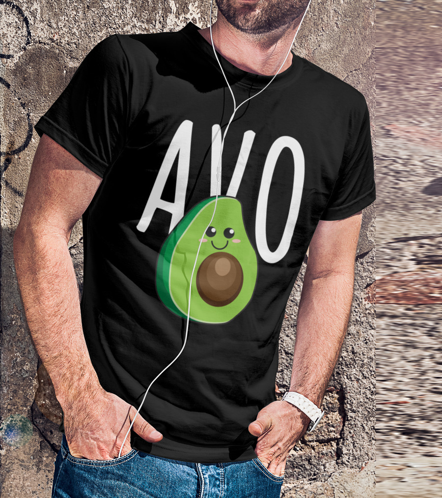 Avo Avocado Cute Vegan Couples Loves Matching T-Shirt