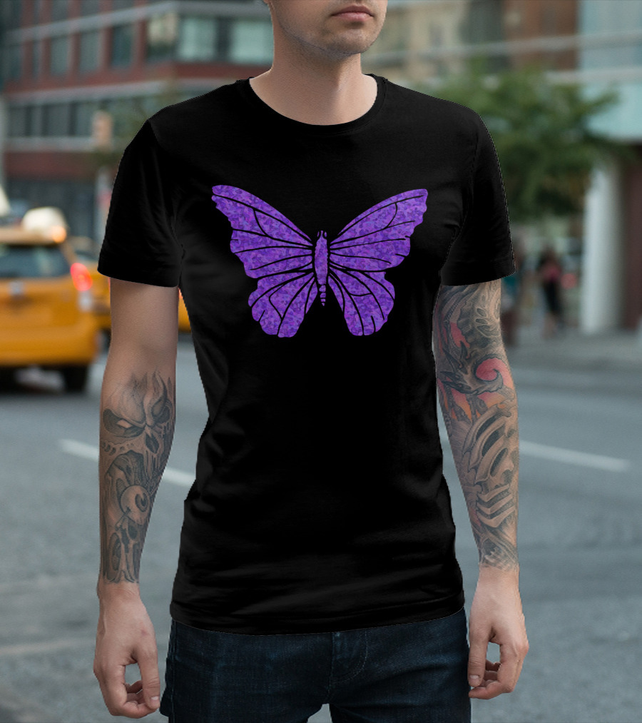 Butterfly Purple Lavender Wings T-Shirt