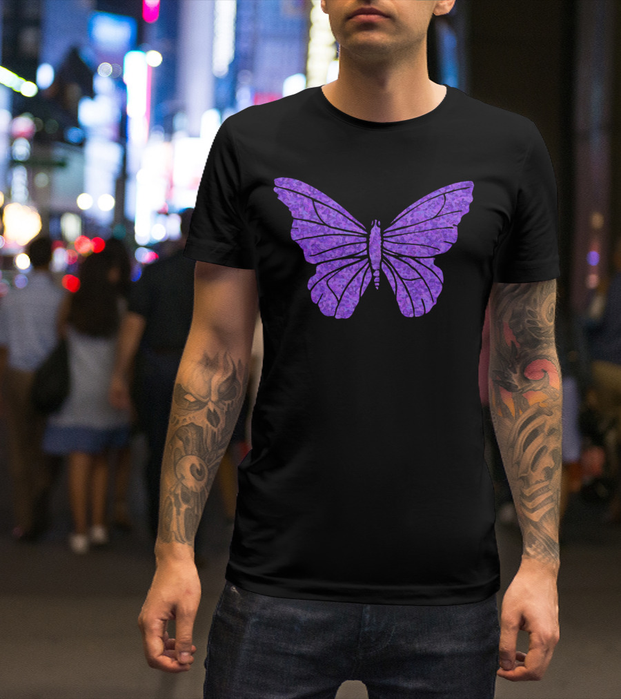 Butterfly Purple Lavender Wings T-Shirt