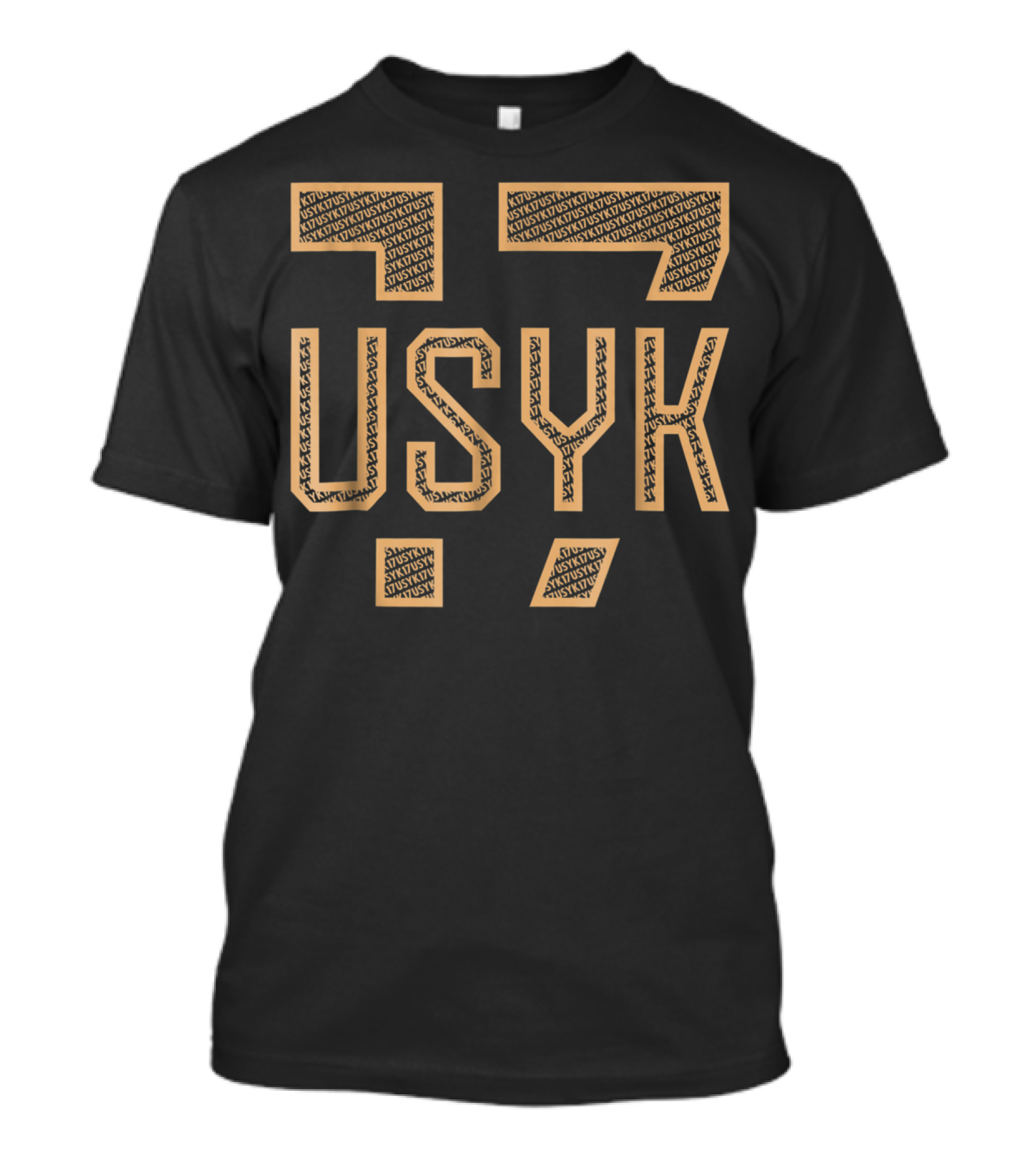 Usyk Fan Club Oleksandr Usyk Graphic Block Text T-Shirt