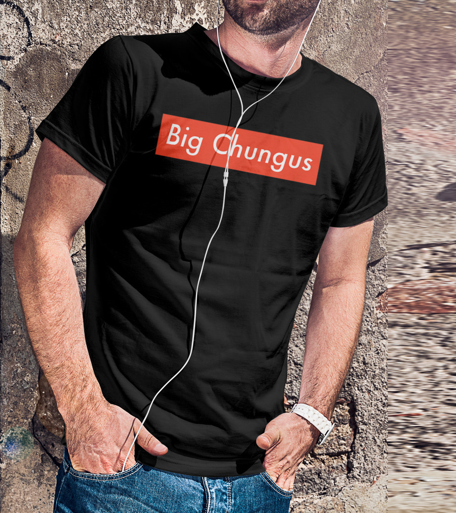 Big Chungus Meme Red Box T-Shirt