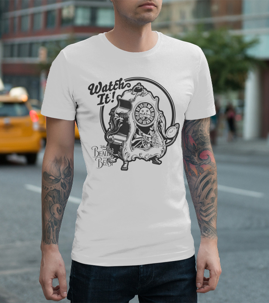 Disney Beauty and the Beast Cogsworth Watch It T-Shirt