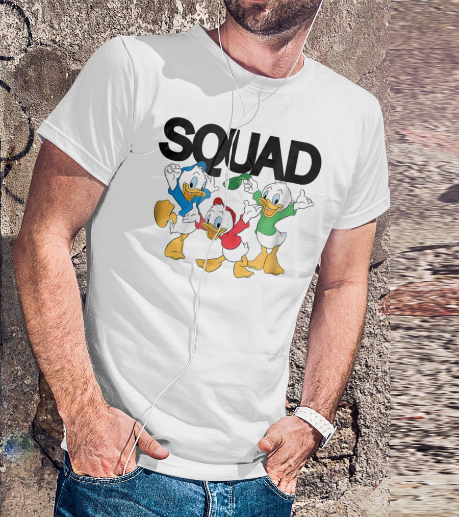 SQUAD Disney Donald Duck's Nephews Huey Dewey Louie T-Shirt