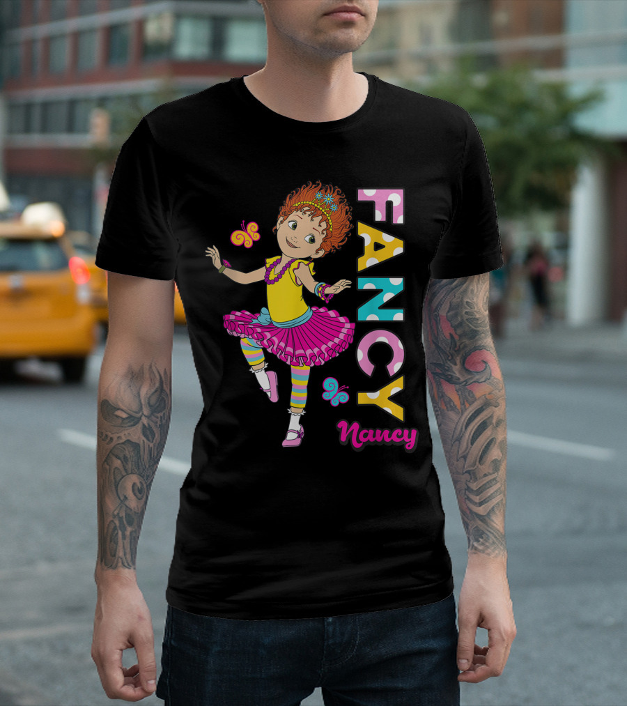 Disney Fancy Nancy Dancing With Nancy Colorful Ballet Outfit Fun T-Shirt