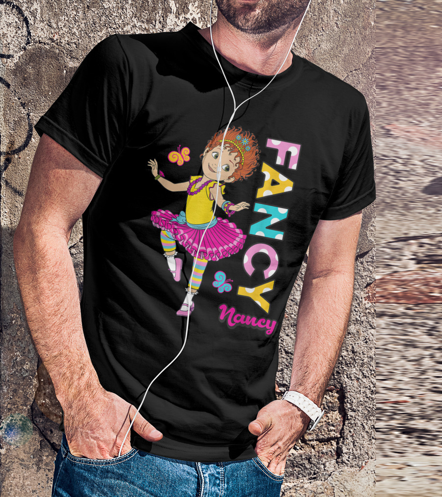Disney Fancy Nancy Dancing With Nancy Colorful Ballet Outfit Fun T-Shirt