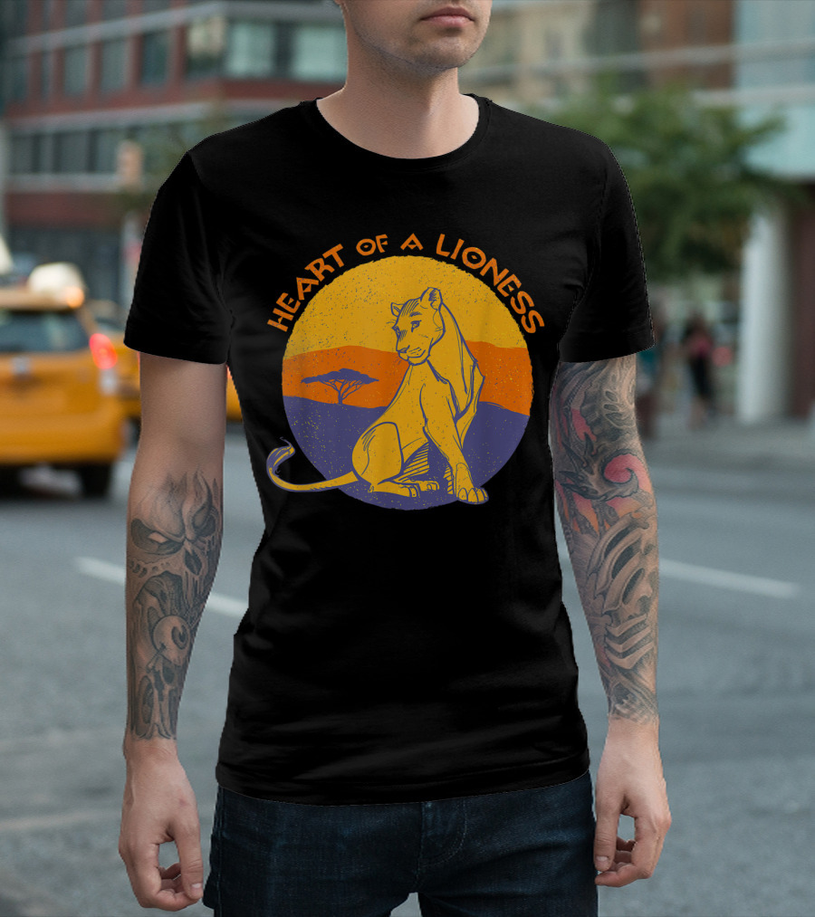 Disney Lion King Nala Heart Of A Lioness African Sunset T-Shirt
