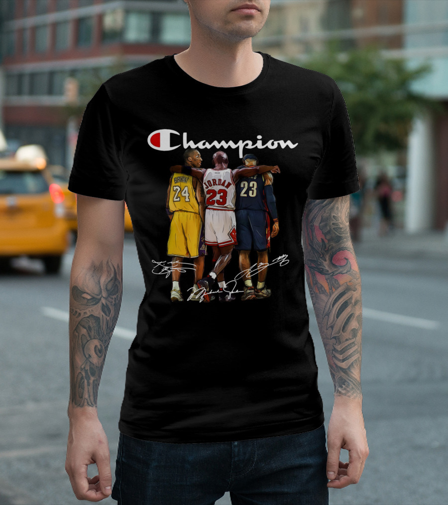 Champion Basketball Bryant Jordan 23 24 23 T-Shirt