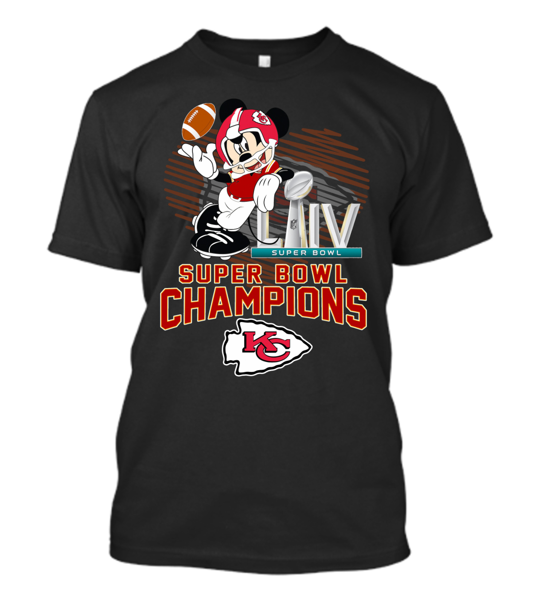 SUPER BOWL LIV CHAMPIONS KANSAS CITY MICKEY MOUSE T-Shirt