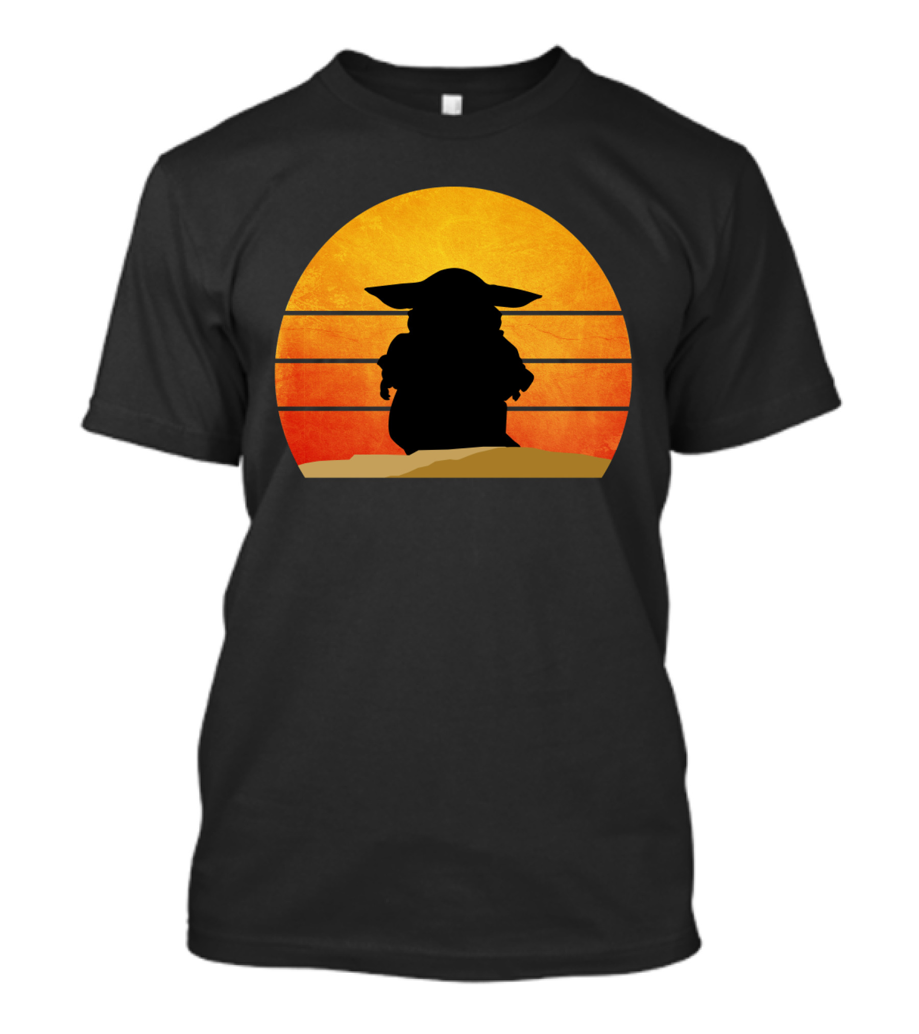 Baby Hunter Sunset Silhouette With Iconic Ears T-Shirt