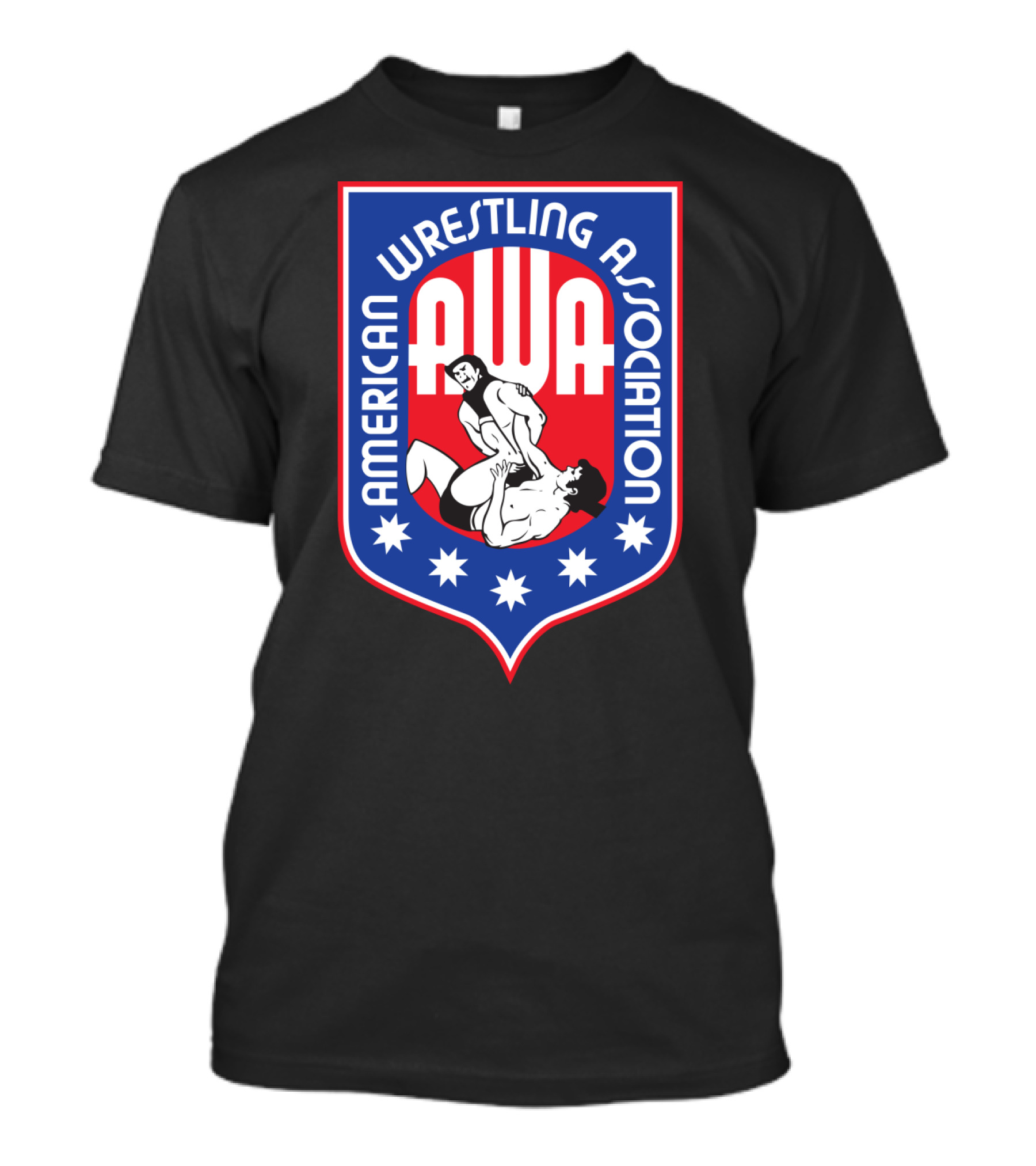 American Wrestling Association AWA Logo Wrestling Scene T-Shirt