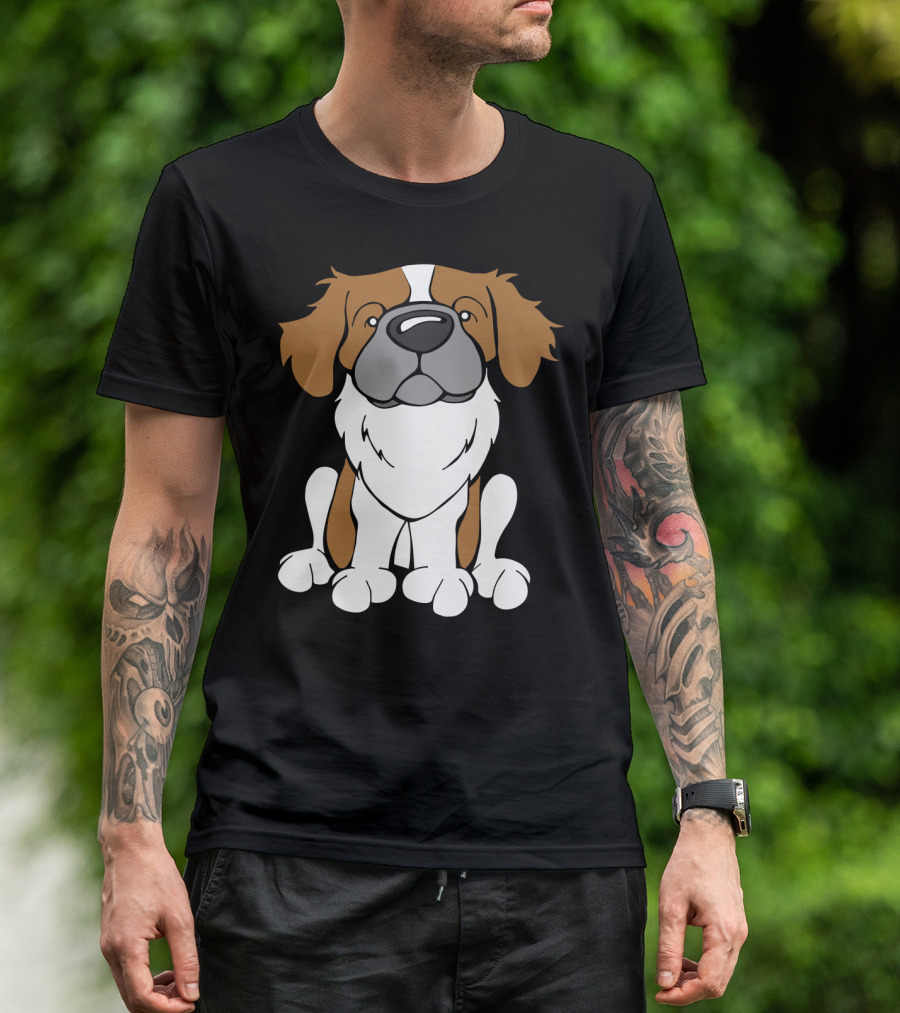 Tibetan Spaniel Cartoon Dog T-Shirt