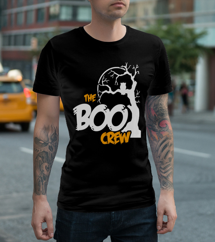 The Boo Crew Halloween Pumpkin Friends Scary T-Shirt