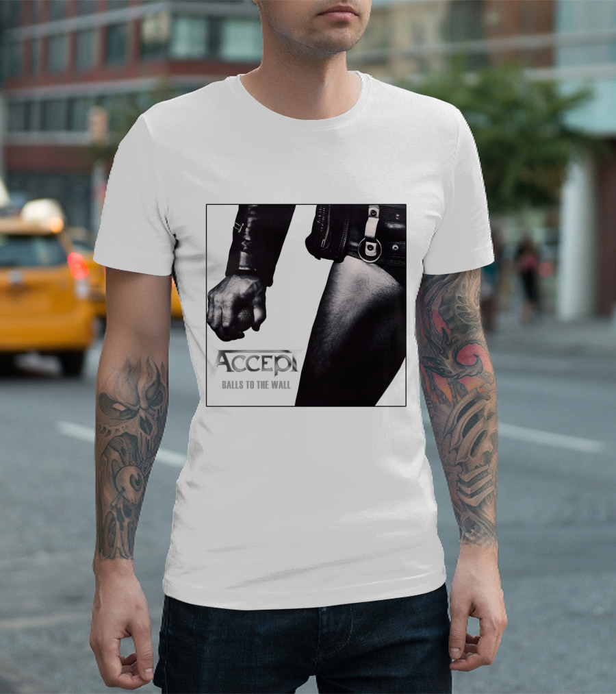 ACCEPT Balls to the Wall Classic Rock Album Cover Image T-Shirt