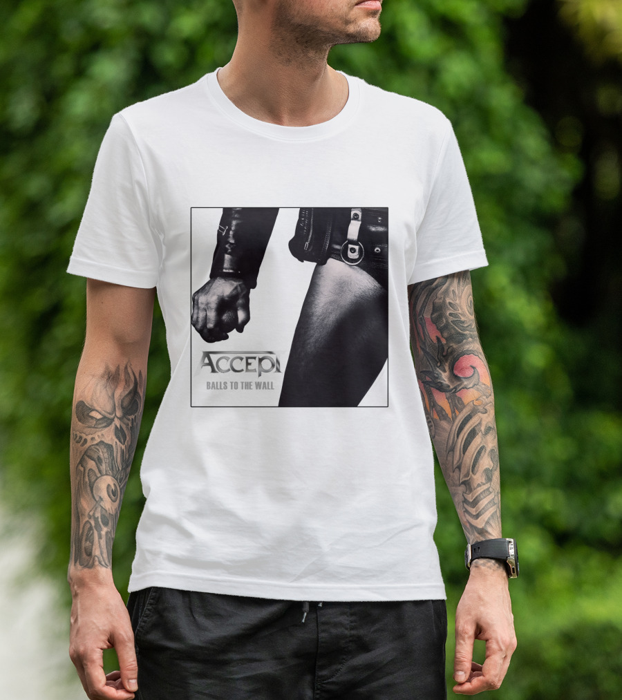 ACCEPT Balls To The Wall Classic Rock Album Cover Image T-Shirt