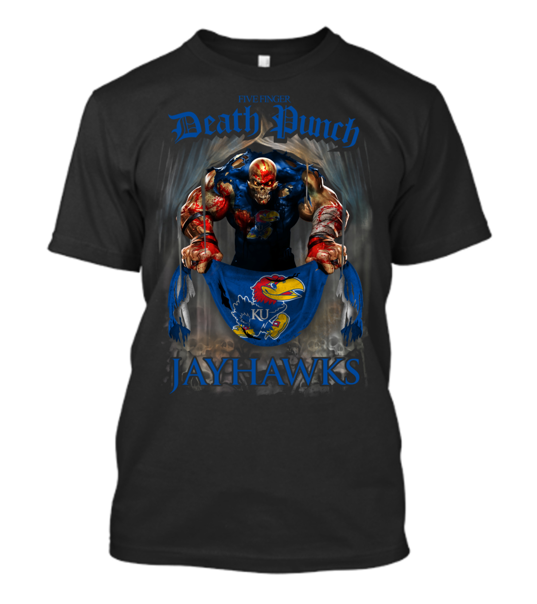 Five Finger Death Punch Kansas Jayhawks Ku T-Shirt