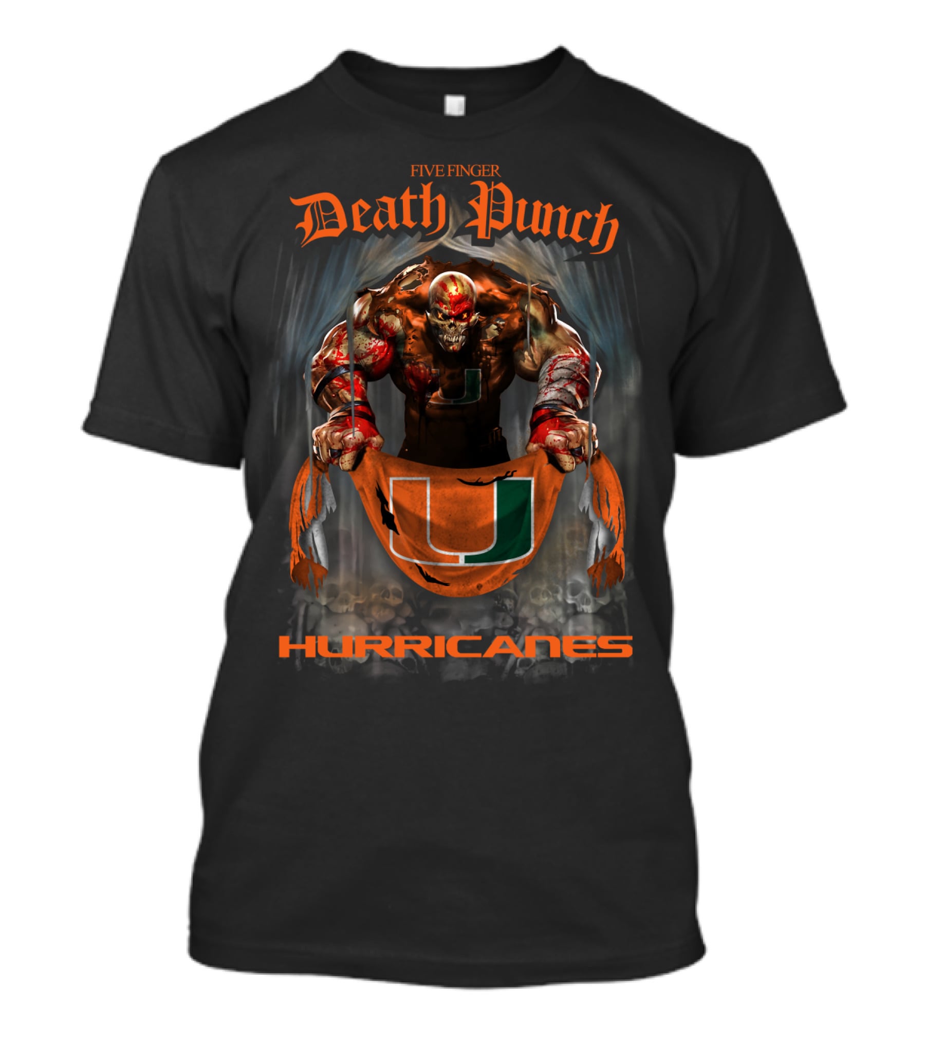 Five Finger Death Punch Miami Hurricanes T-Shirt