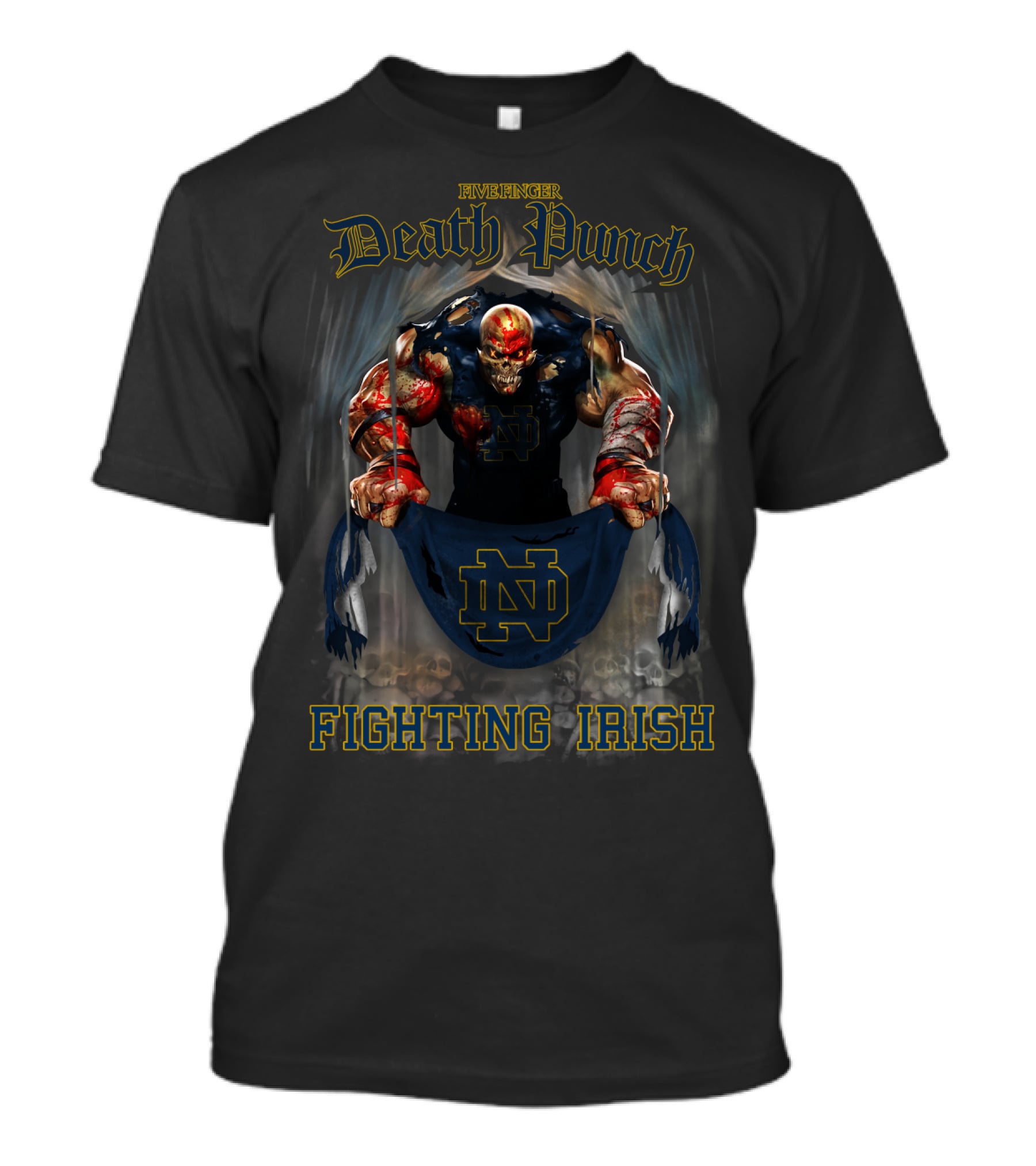 Five Finger Death Punch Notre Dame Fighting Irish T-Shirt