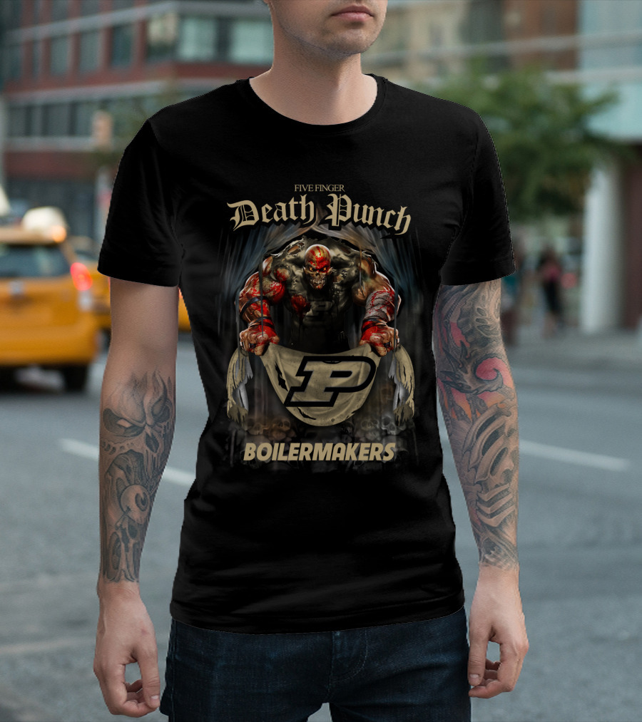 Five Finger Death Punch Purdue Boilermakers T-Shirt