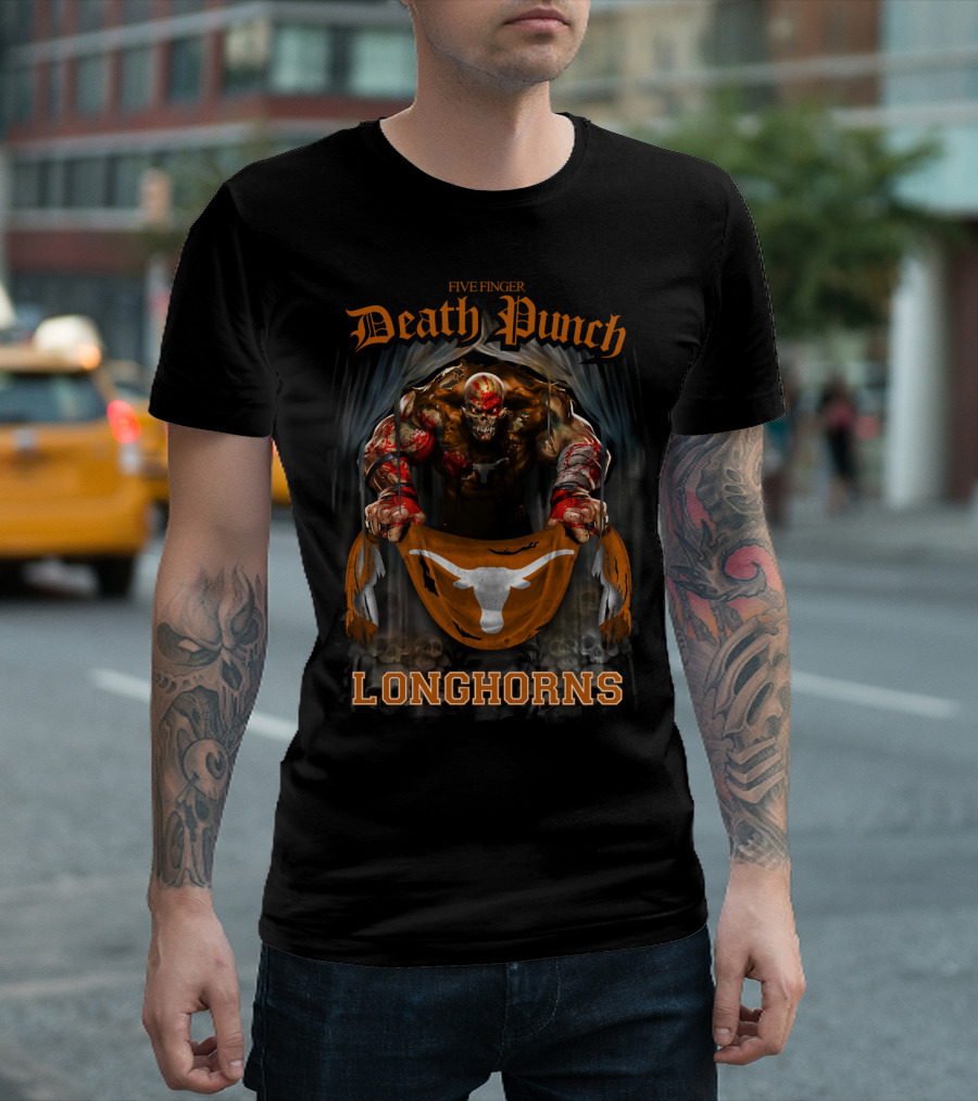 Five Finger Death Punch Longhorns T-Shirt