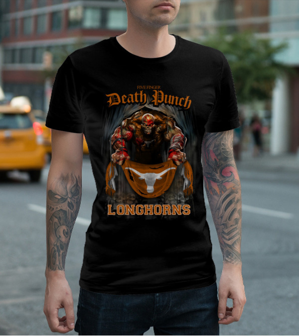 Five Finger Death Punch Longhorns T-Shirt