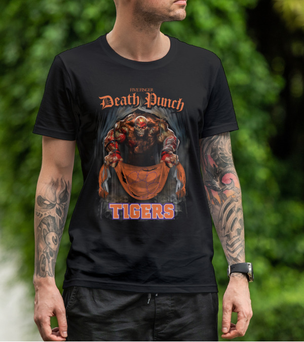Five Finger Death Punch Clemson Tigers T-Shirt