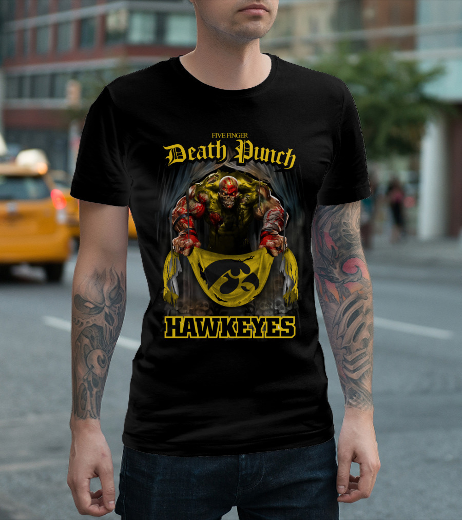 Five Finger Death Punch Iowa Hawkeyes T-Shirt