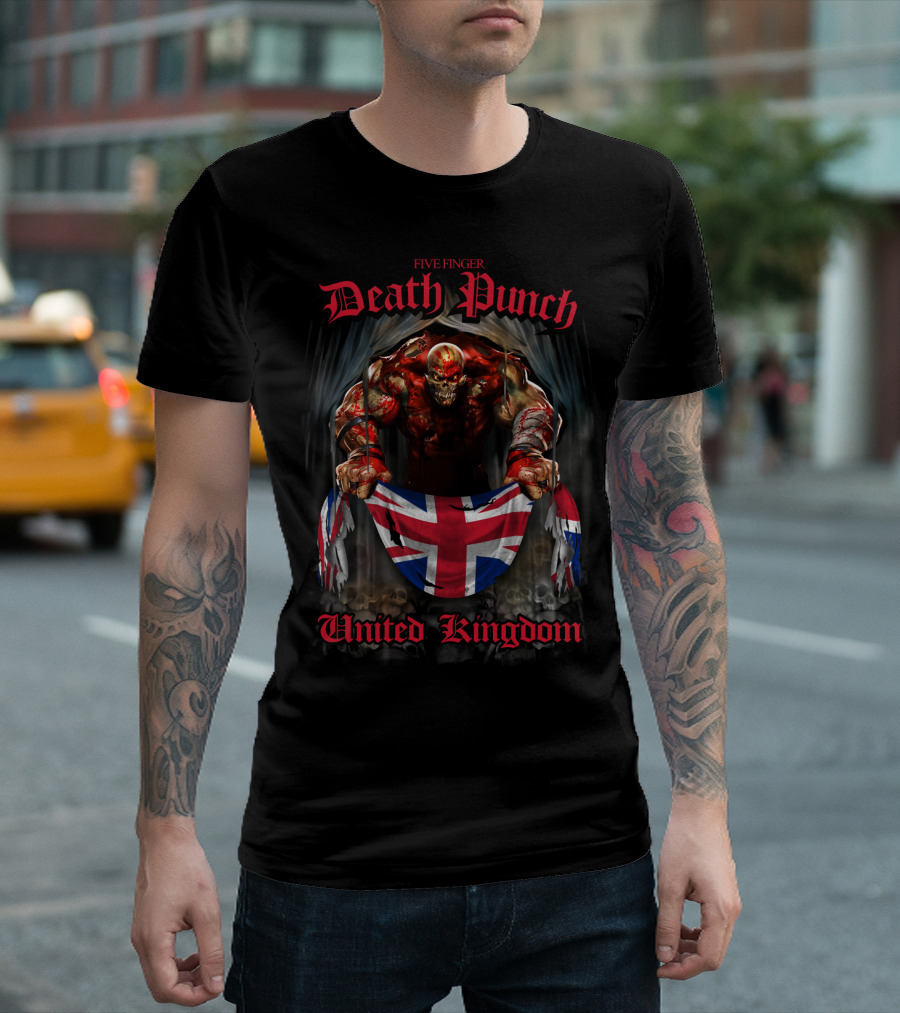 Five Finger Death Punch United Kingdom T-Shirt