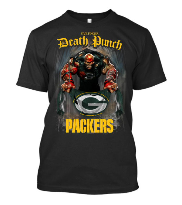Five Finger Death Punch Packers Collaboration With Iconic Green Bay T-Shirt