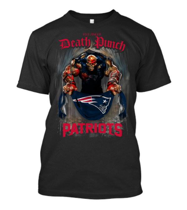 Five Finger Death Punch New England Patriots T-Shirt
