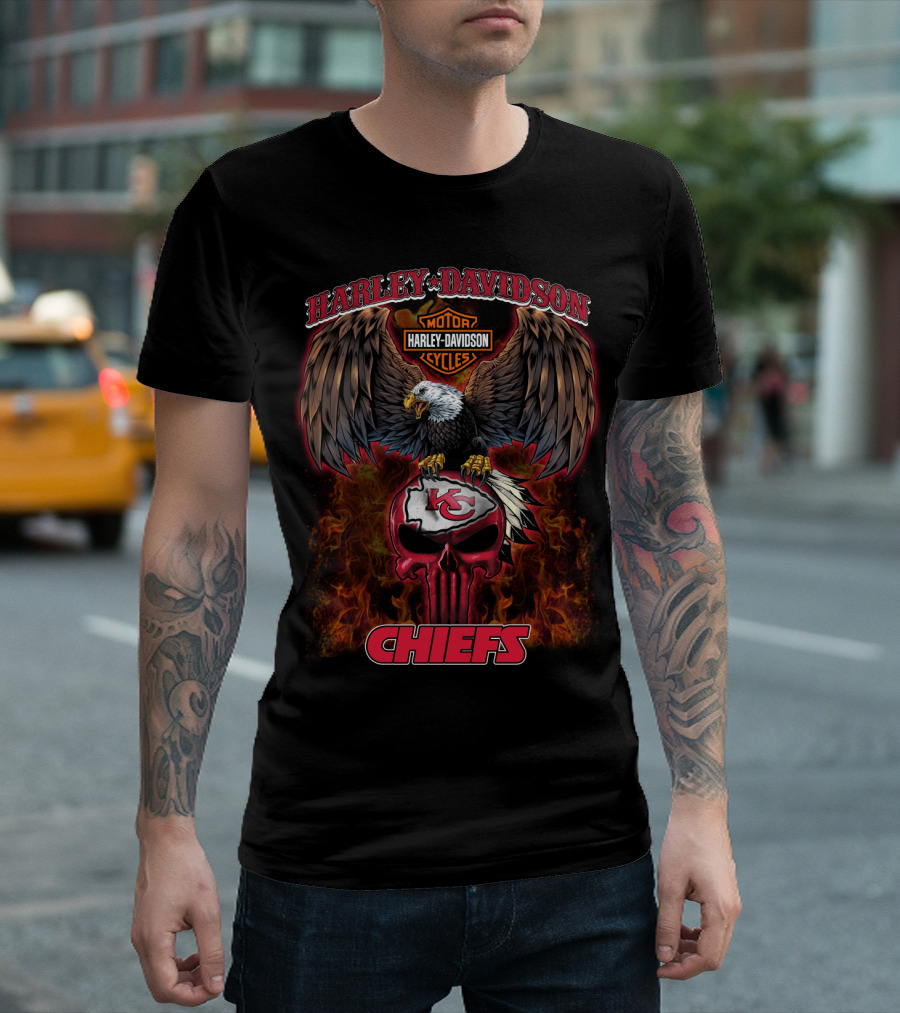 Harley Davidson Kansas City Chiefs Hd T5M1 T-Shirt