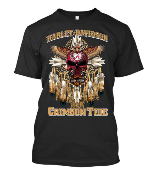 Harley Davidson Crimson Tide Motor Cycles T-Shirt