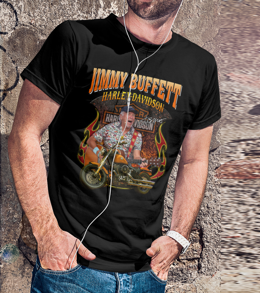 Jimmy Buffett Harley Davidson T-Shirt