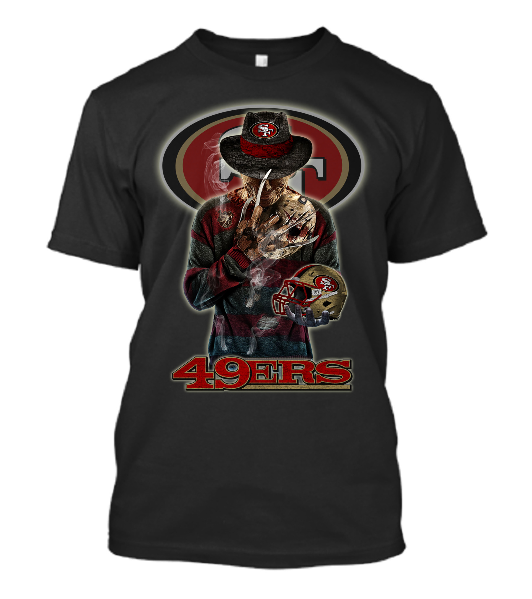 49ers Freddy Krueger San Francisco Football Fan T-Shirt