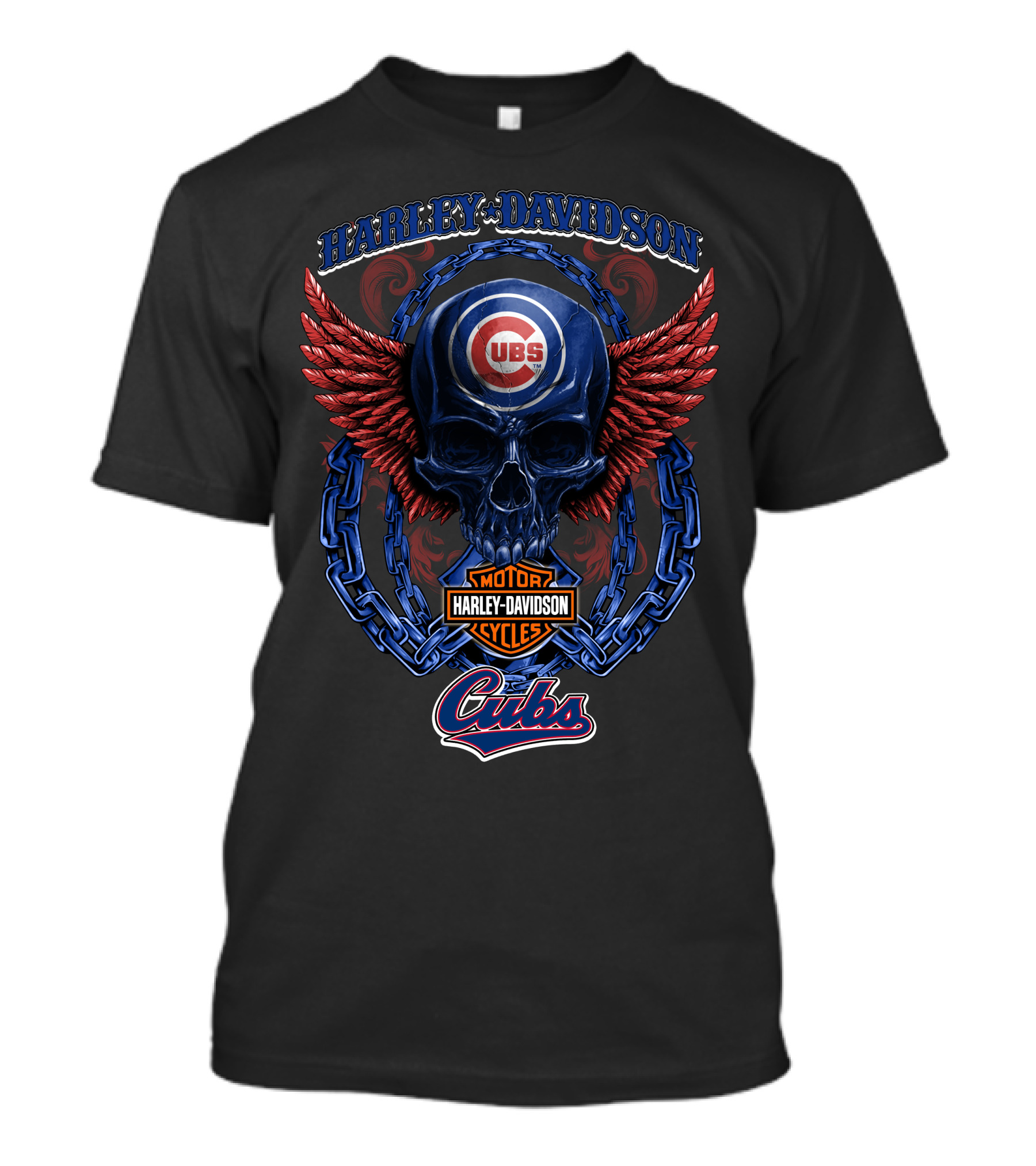 Harley Davidson Cubs Skull Logo Hd T8M5 T-Shirt