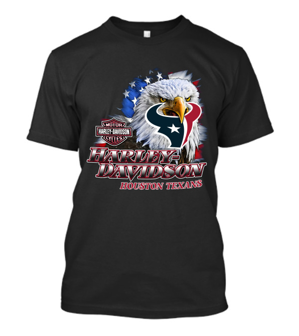 Houston Texans Harley Davidson Nfl Eagles T-Shirt