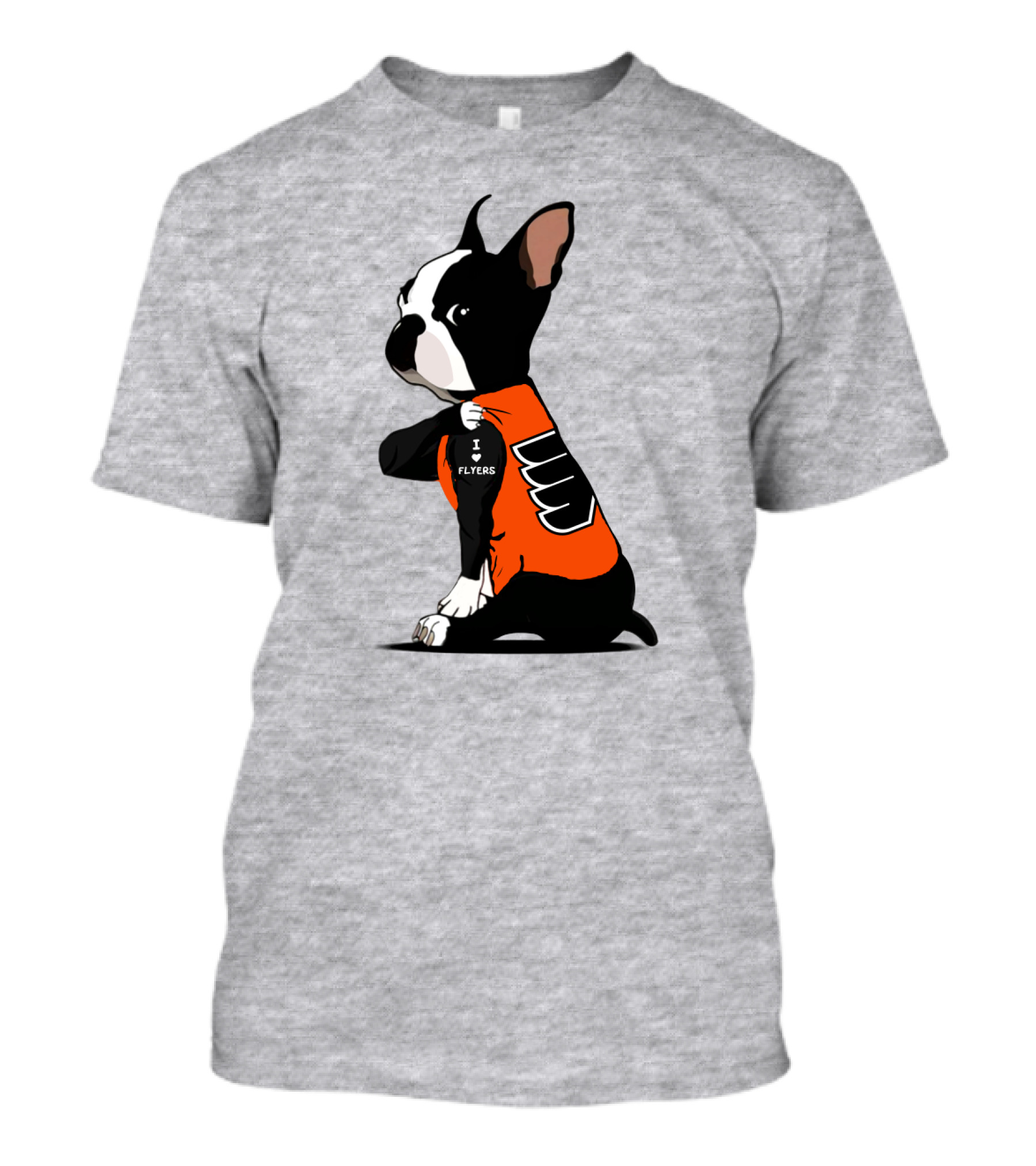 Philadelphia Flyers Bulldog I Love Flyers T-Shirt