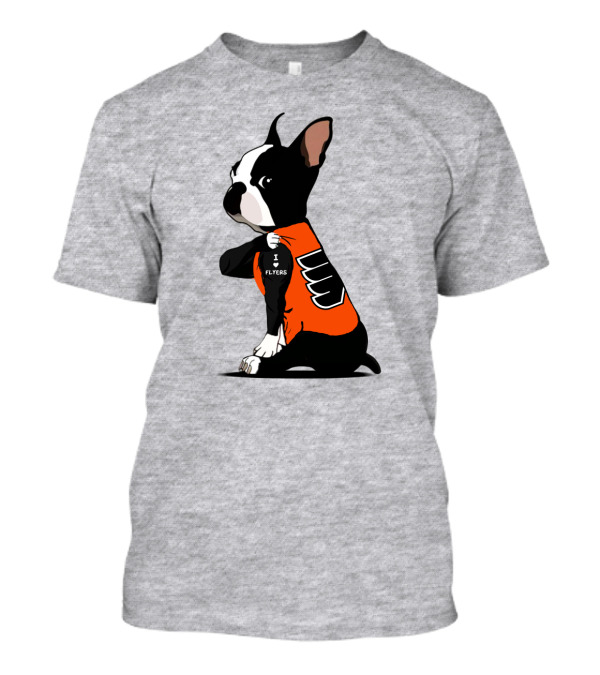 Philadelphia Flyers Bulldog I Love Flyers T-Shirt