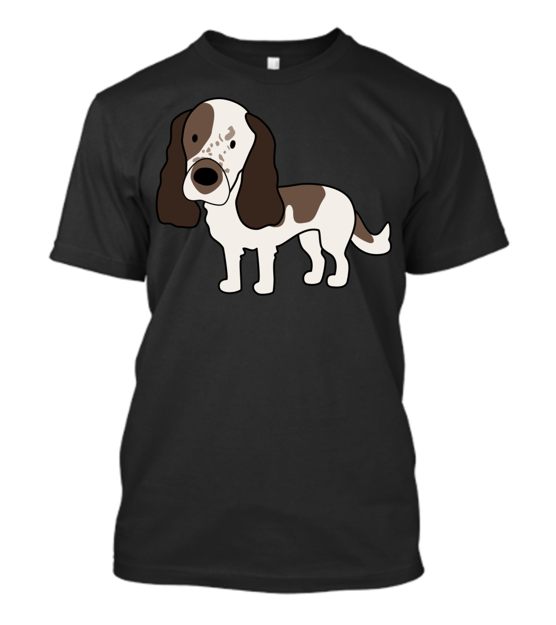 Luna The English Springer Spaniel Cartoon T-Shirt