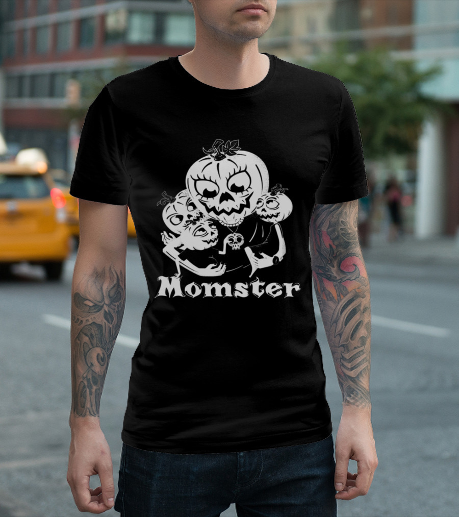Momster Halloween Pumpkin Family T-Shirt