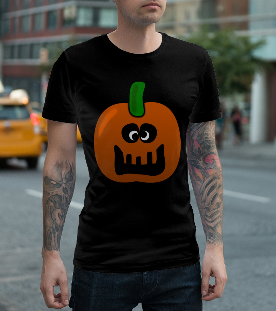 Cameron The Silly Halloween Pumpkin Goofy Cartoon Face DIGITAL DIRECT T-Shirt