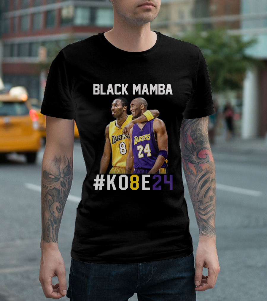 BLACK MAMBA LAKERS KOBE 8 24 T-Shirt