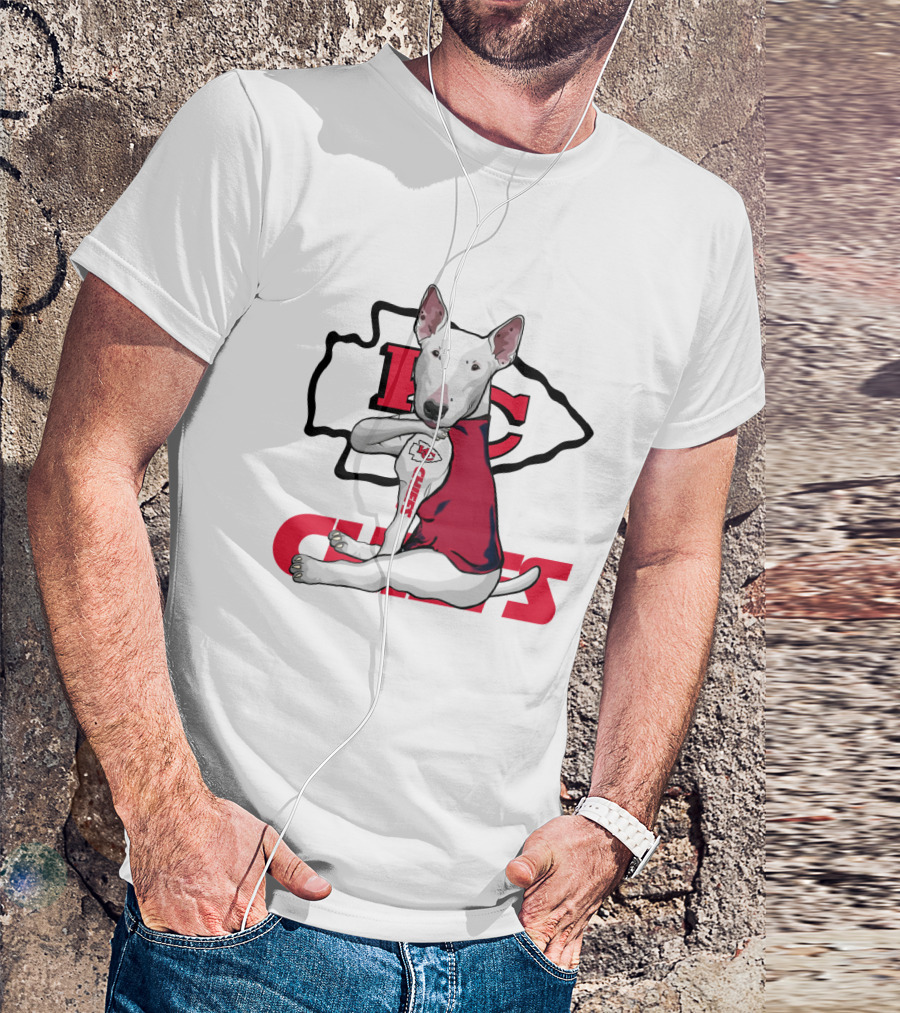 Kc Chiefs Bullterrier Fan T-Shirt