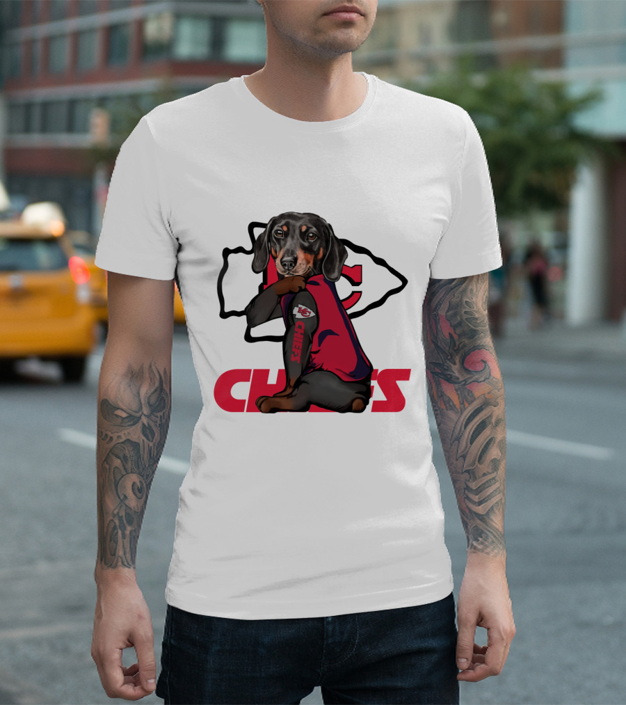 Dachshund Chiefs Kc Chiefs T-Shirt