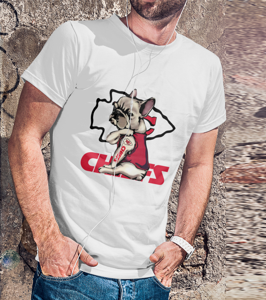 Kansas City Chiefs French Bulldog Fan T-Shirt