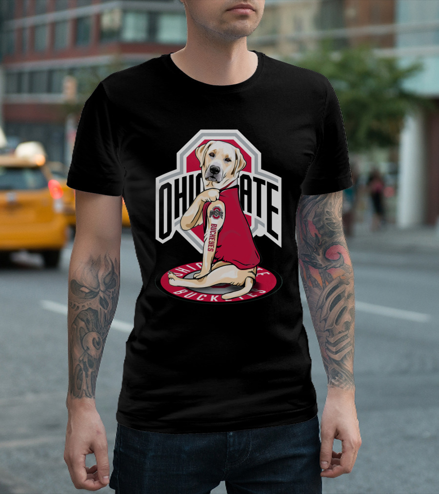 Ohio State Buckeyes Labrador Retriever T-Shirt